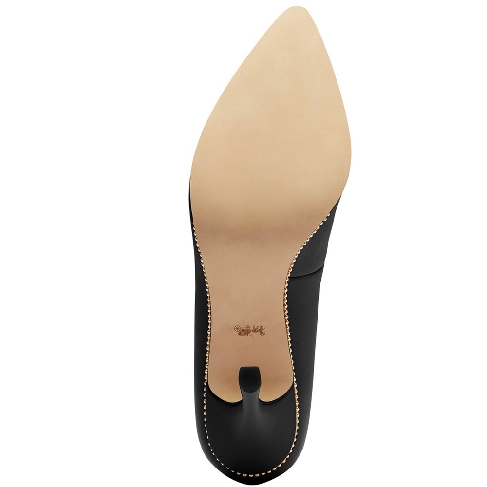 Coach Samantha Signature Pointed Toe Leather Pumps Size 6.5 NWT - Picture 5 of 6